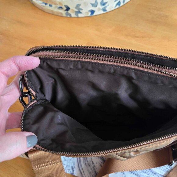 MZ Wallace Tiger Eye Pearl Quilted Bowery Crossbody - Picture 3 of 4